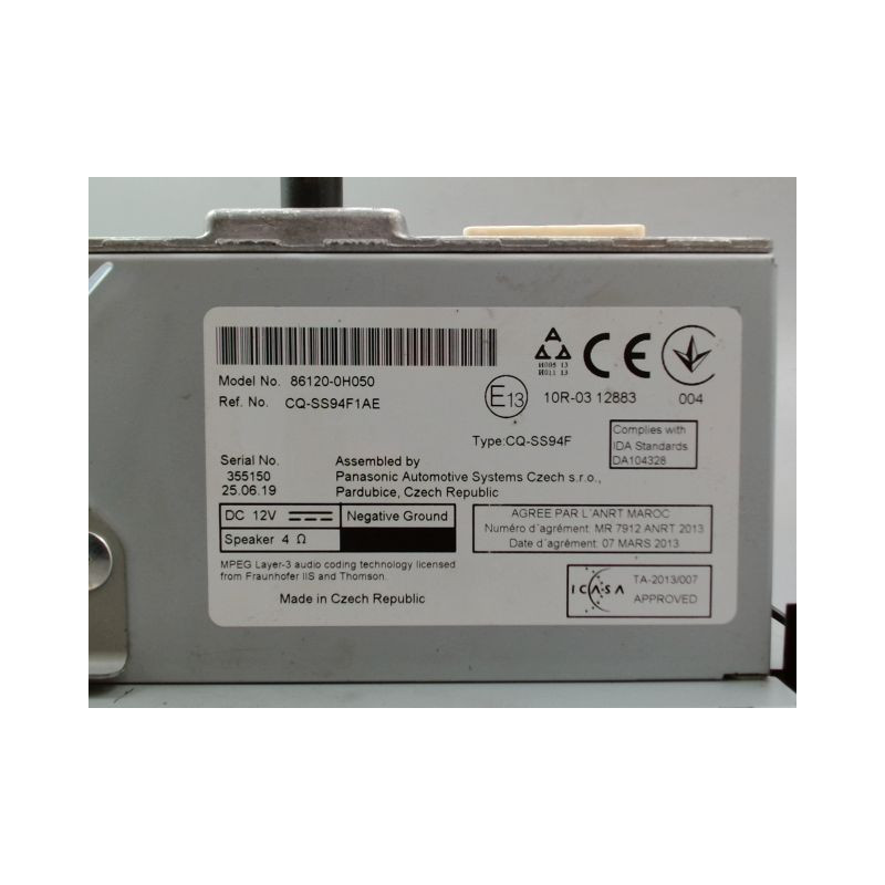 AUTORADIO CITROEN C1 5P