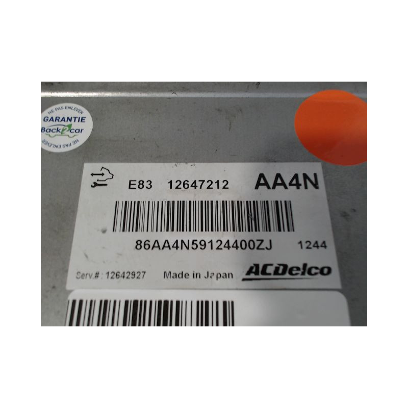 CALCULATEUR MOTEUR OPEL MERIVA