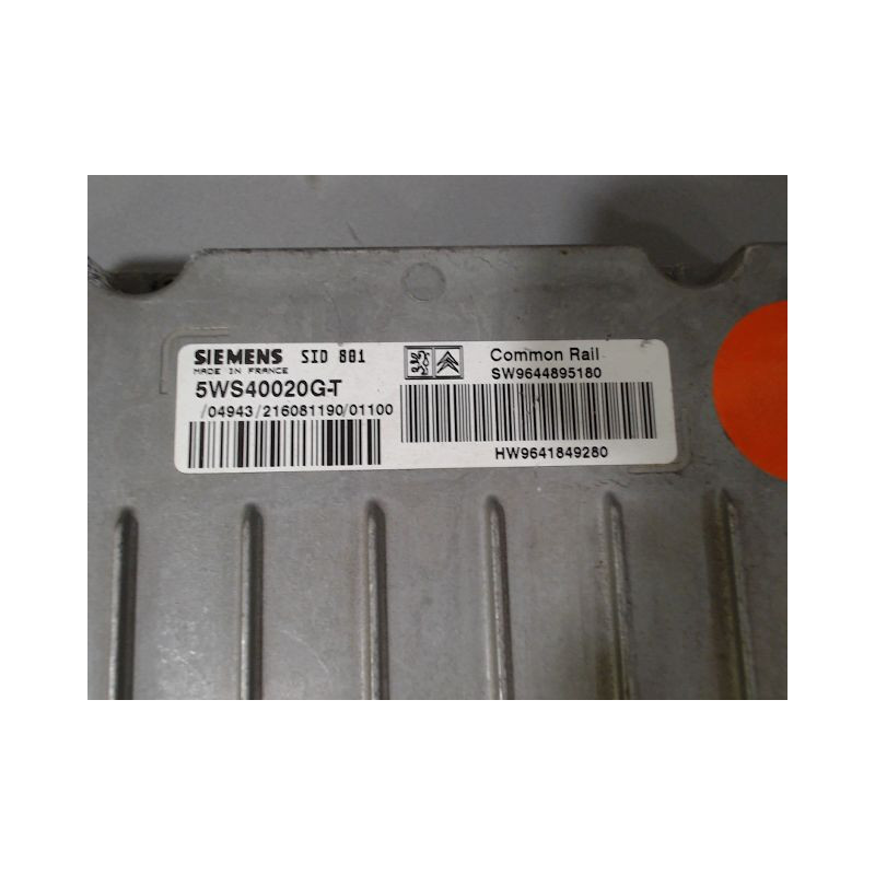 CALCULATEUR MOTEUR PEUGEOT 307