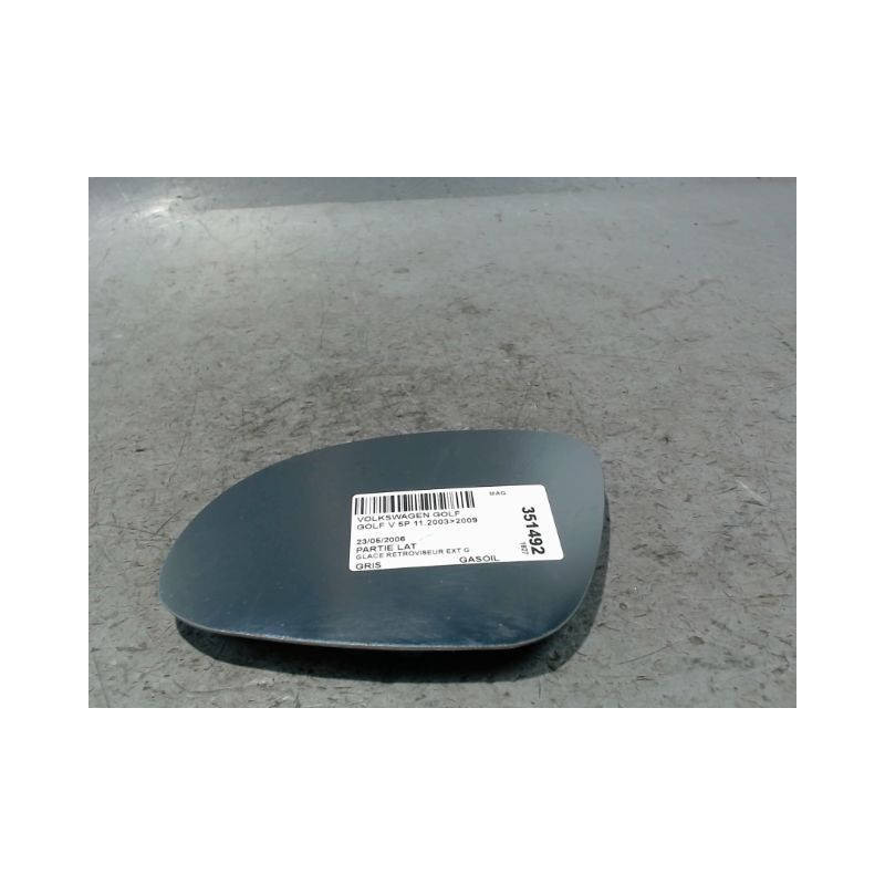 GLACE RETROVISEUR EXT G VOLKSWAGEN GOLF V 2003-2009