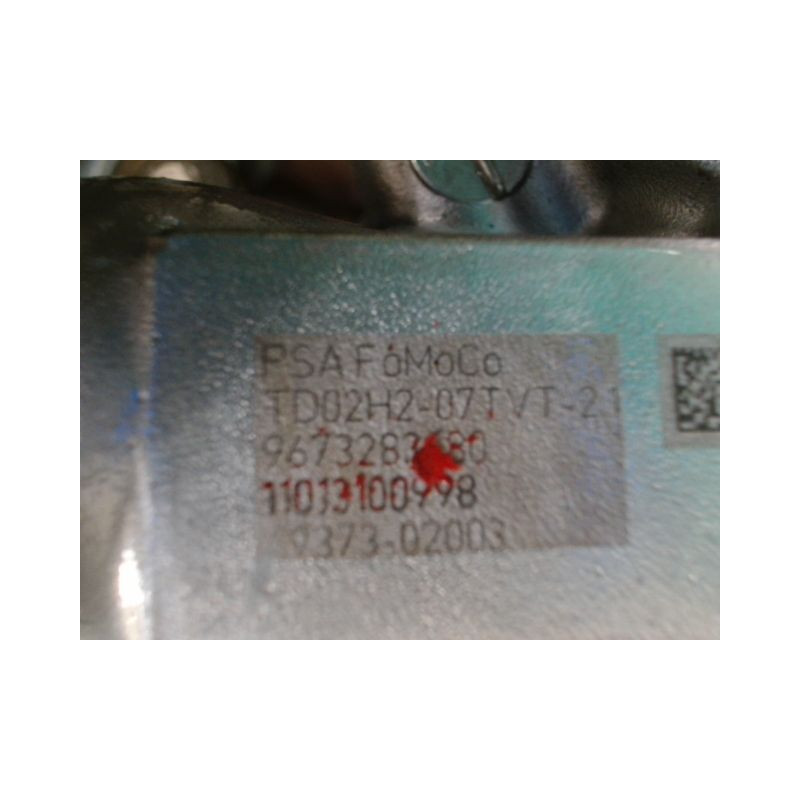MOTEUR DIESEL PEUGEOT 207 1.6 HDi