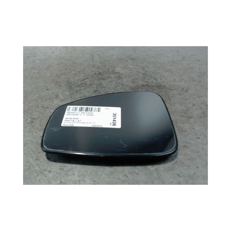 GLACE RETROVISEUR EXT G RENAULT MEGANE III 2008-