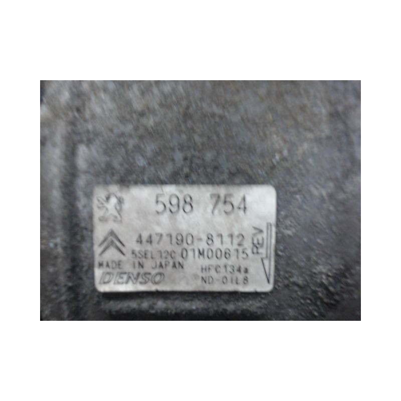 COMPRESSEUR AIR CONDITIONNE PEUGEOT 308 2007-