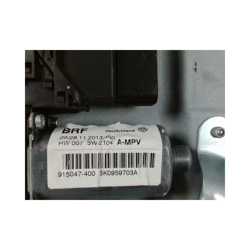MECANISME+MOTEUR LEVE-GLACE ARRIERE GAUCHE VOLKSWAGEN TOURAN 09-