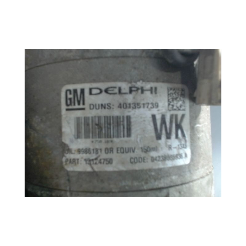 COMPRESSEUR AIR CONDITIONNE OPEL MERIVA 2006-