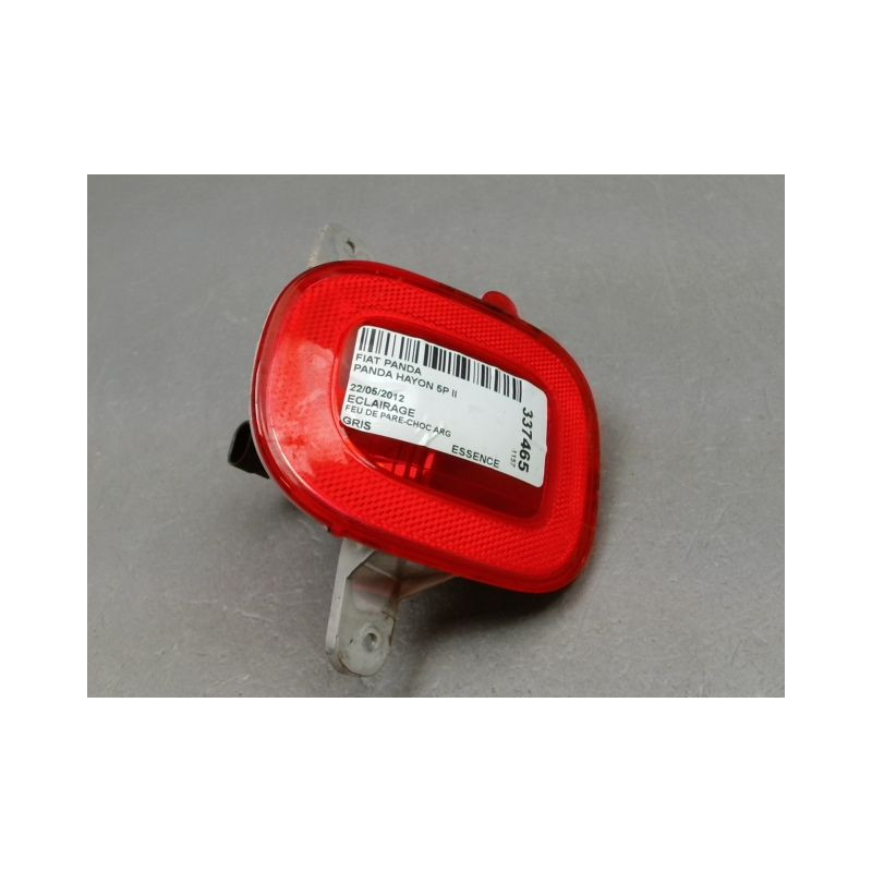 FEU DE PARE-CHOC ARRIERE GAUCHE FIAT PANDA II 2003-2012