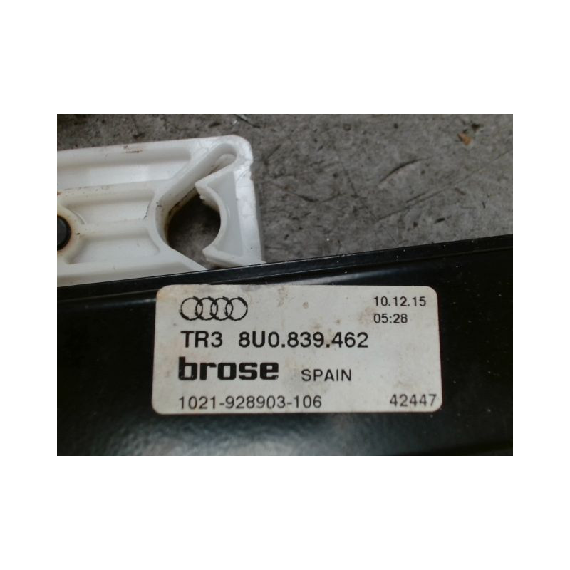 MECANISME+MOTEUR LEVE-GLACE ARRIERE DROIT AUDI Q3