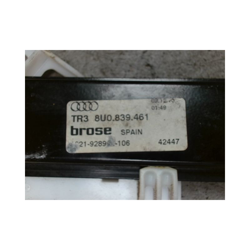 MECANISME+MOTEUR LEVE-GLACE ARRIERE GAUCHE AUDI Q3
