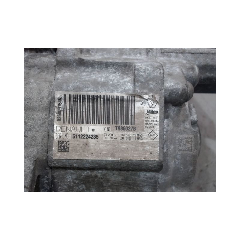COMPRESSEUR AIR CONDITIONNE DACIA SANDERO