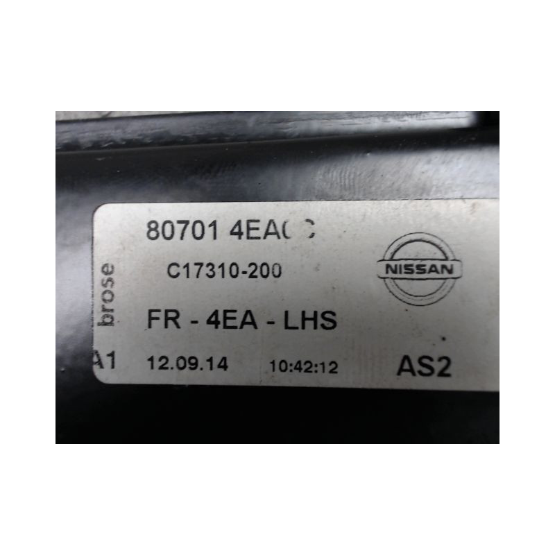 MECANISME+MOTEUR LEVE-GLACE AVANT GAUCHE NISSAN QASHQAI