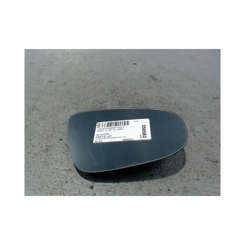 GLACE RETROVISEUR EXT D VOLKSWAGEN GOLF VI 2008-