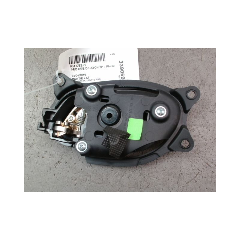 POIGNEE INTERIEURE PORTE ARRIERE DROIT KIA PRO CEE D II Phase 1 2013-...