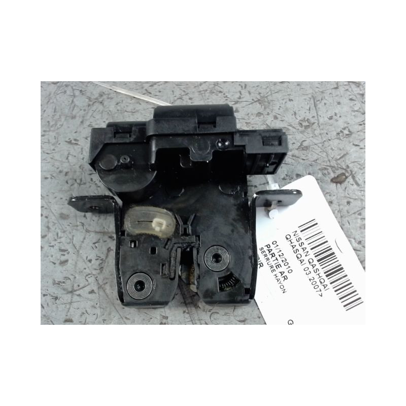 SERRURE HAYON  NISSAN QHASQAI 2007-