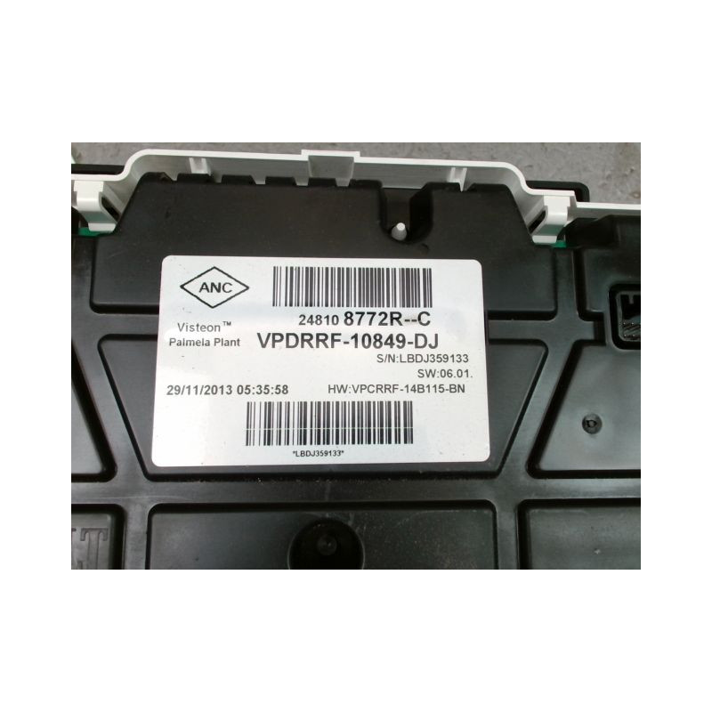 BLOC COMPTEURS RENAULT CAPTUR Phase 1 2013-...