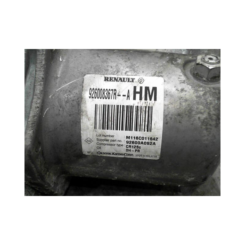 COMPRESSEUR AIR CONDITIONNE DACIA LODGY