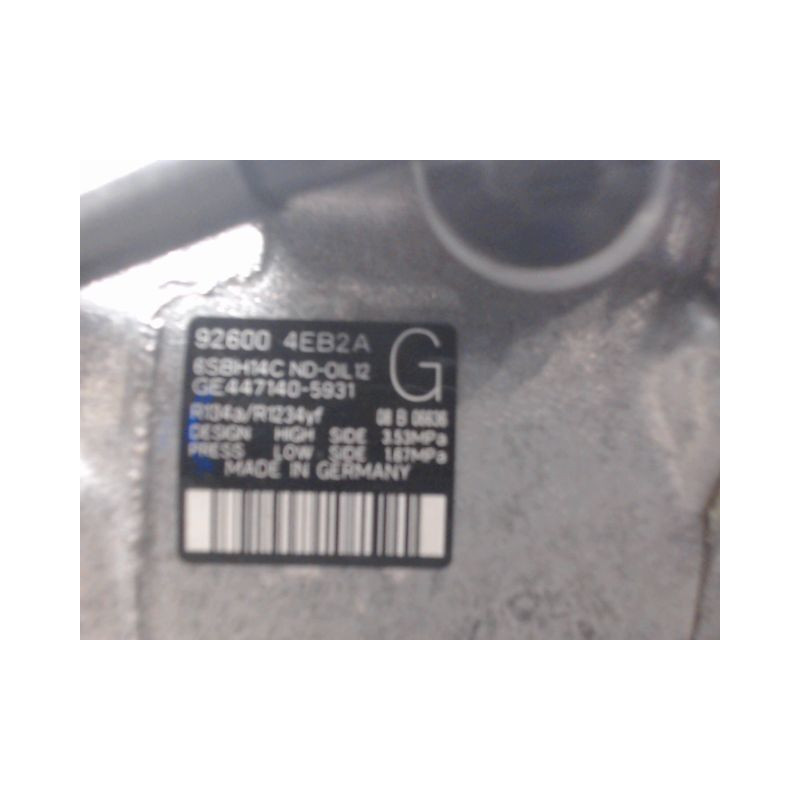 COMPRESSEUR AIR CONDITIONNE NISSAN QASHQAI