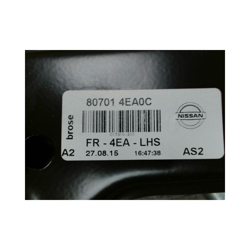 MECANISME+MOTEUR LEVE-GLACE AVANT GAUCHE NISSAN QASHQAI