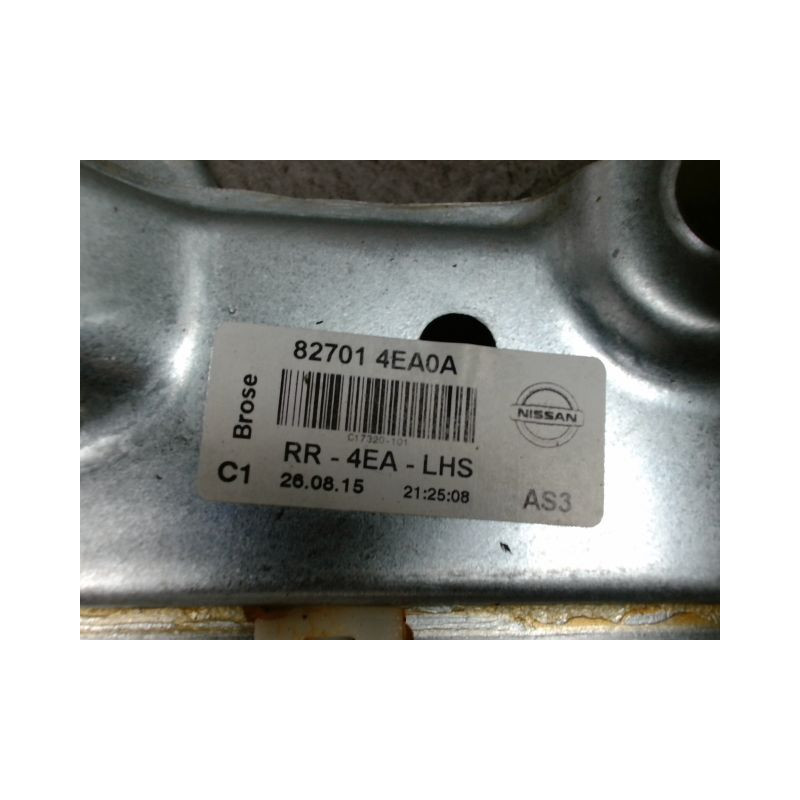 MECANISME+MOTEUR LEVE-GLACE ARRIERE GAUCHE NISSAN QASHQAI