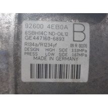 COMPRESSEUR AIR CONDITIONNE NISSAN QASHQAI
