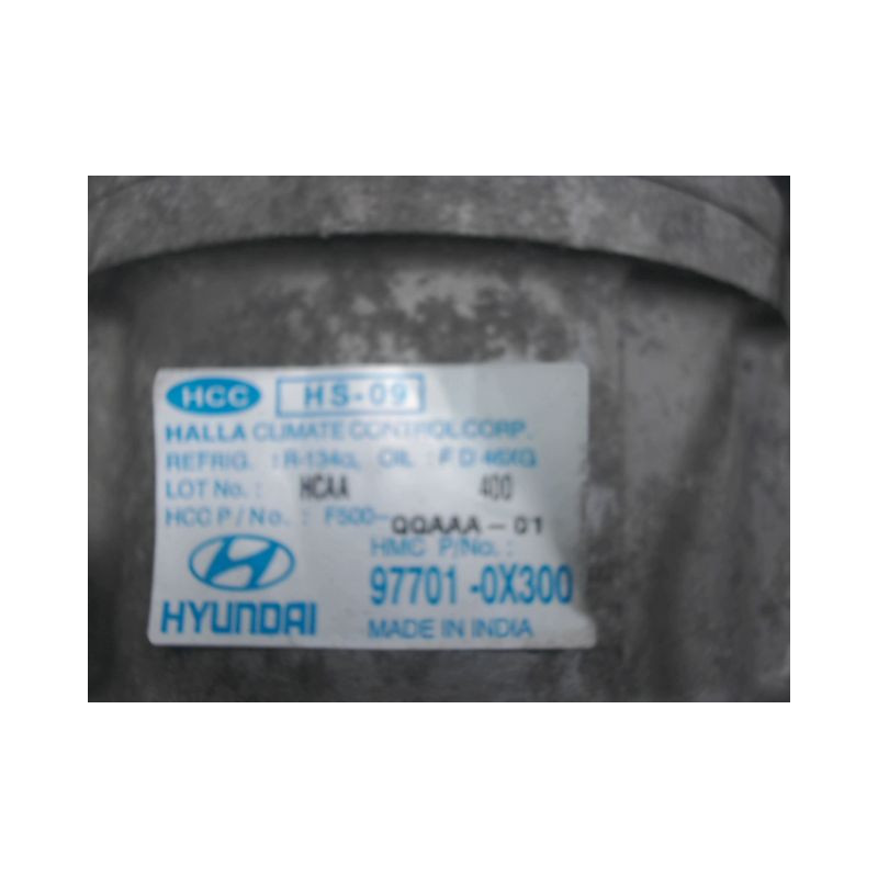 COMPRESSEUR AIR CONDITIONNE HYUNDAI I10