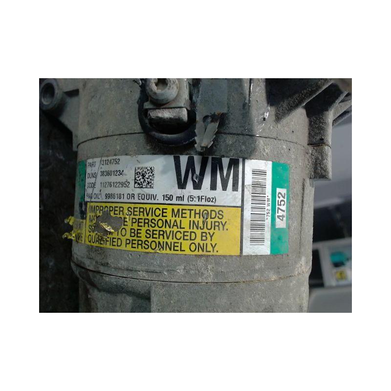 COMPRESSEUR AIR CONDITIONNE OPEL ASTRA GTC 3P