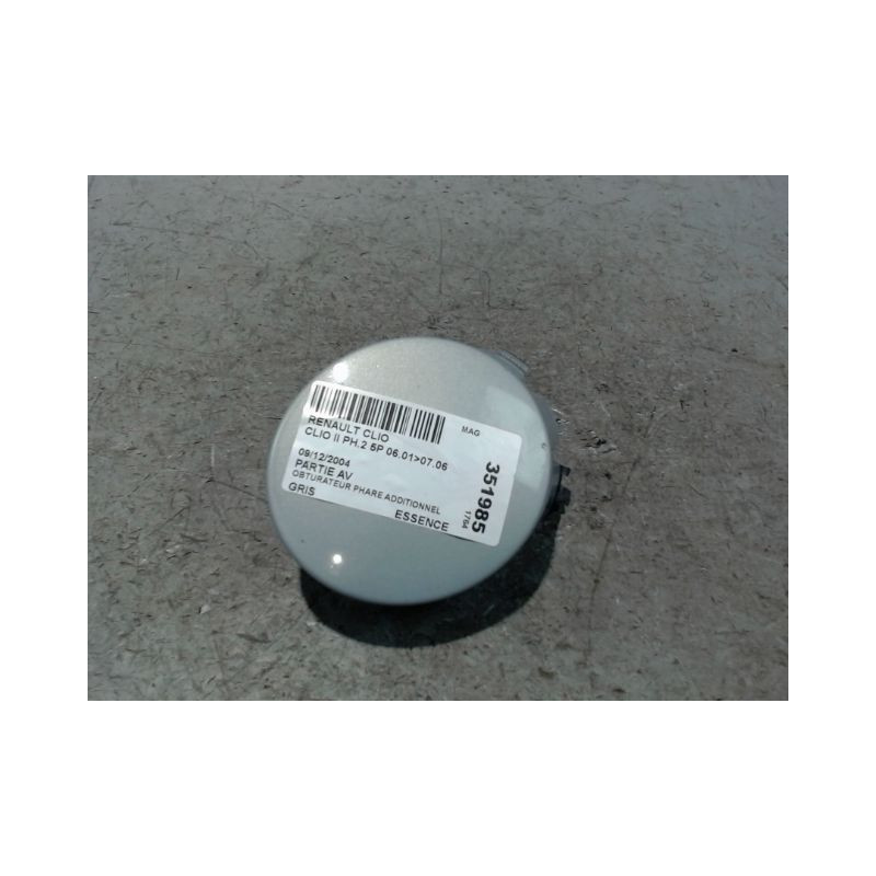 OBTURATEUR PHARE ADDITIONNEL PARE-CHOC AVD RENAULT CLIO II PH.2 01-06