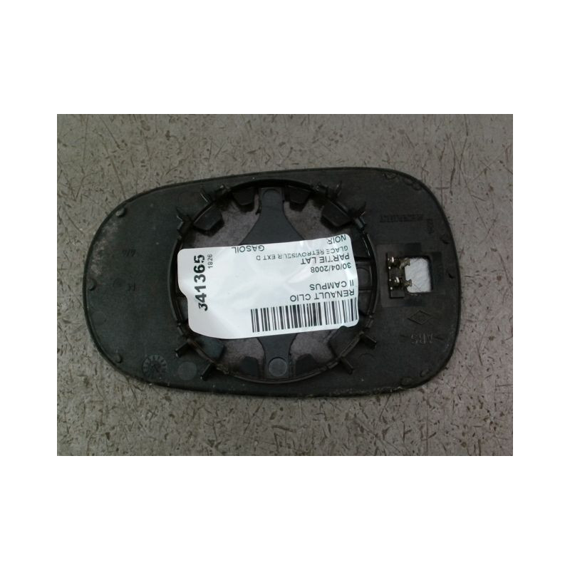 GLACE RETROVISEUR EXT D RENAULT CLIO CAMPUS II Phase 1 2006-2009