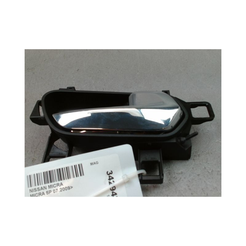 POIGNEE INTERIEURE PORTE ARRIERE DROIT NISSAN MICRA 2009-
