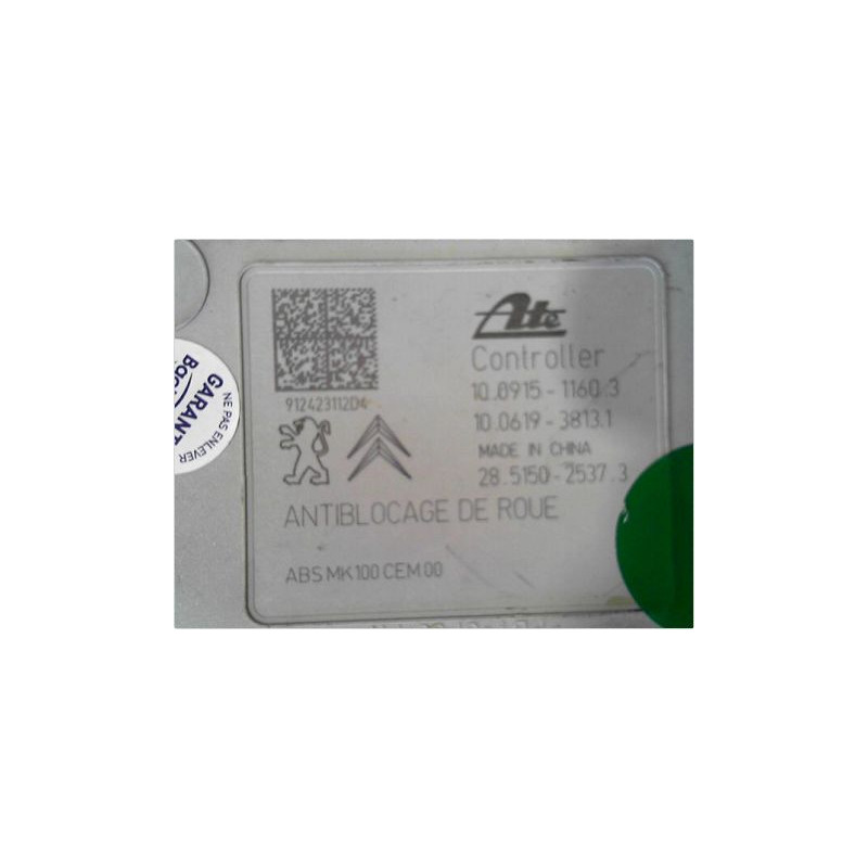 UNITE HYDRAULIQUE ABS CITROEN C3 II 09-13