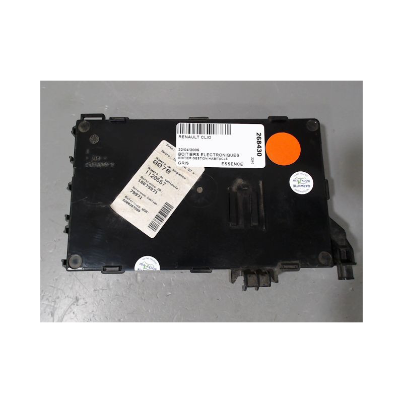 BOITIER GESTION HABITACLE RENAULT CLIO