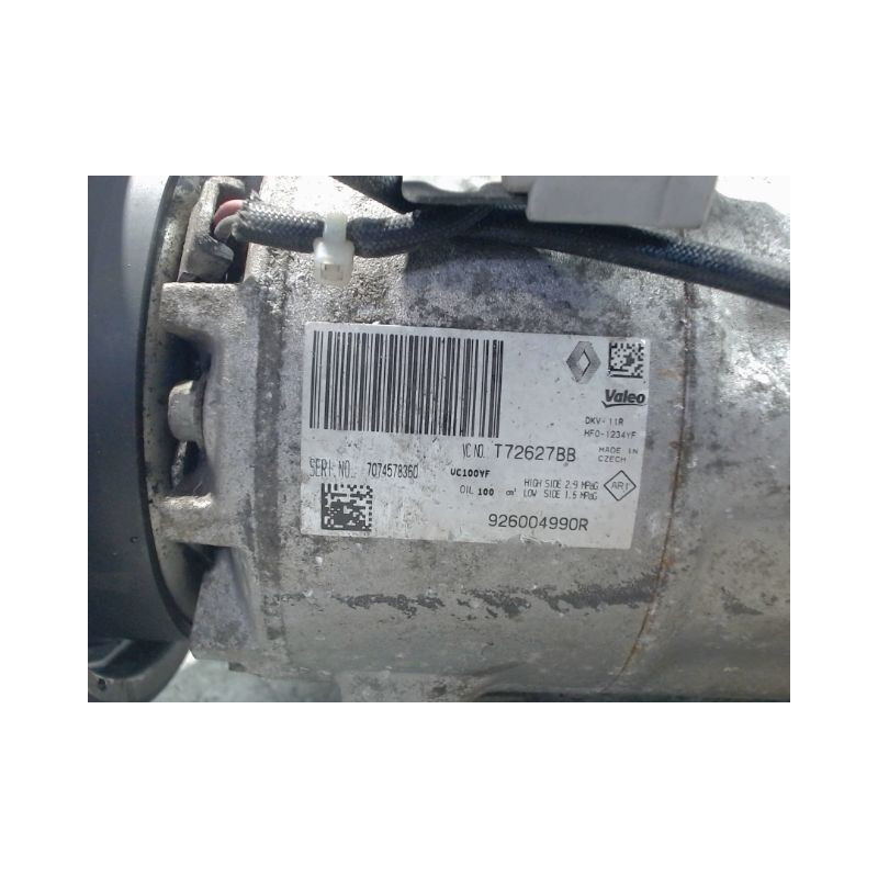 COMPRESSEUR AIR CONDITIONNE RENAULT CLIO IV