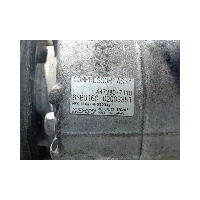 COMPRESSEUR AIR CONDITIONNE MERCEDES CLASSE A 2004-