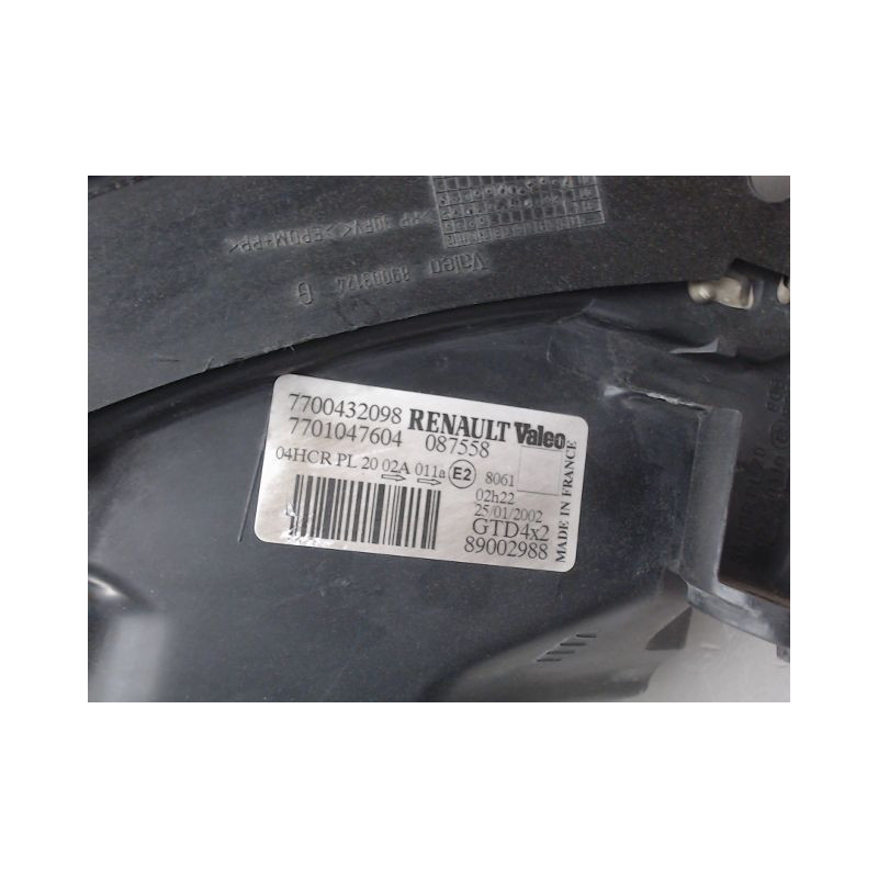 PHARE GAUCHE RENAULT MEGANE