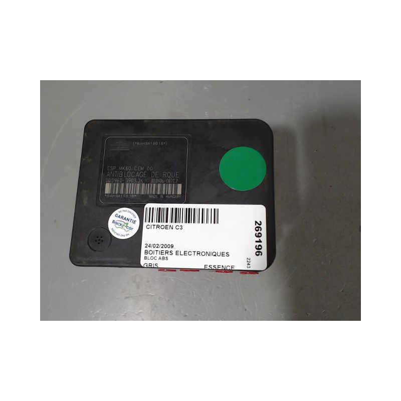 UNITE HYDRAULIQUE ABS CITROEN C3