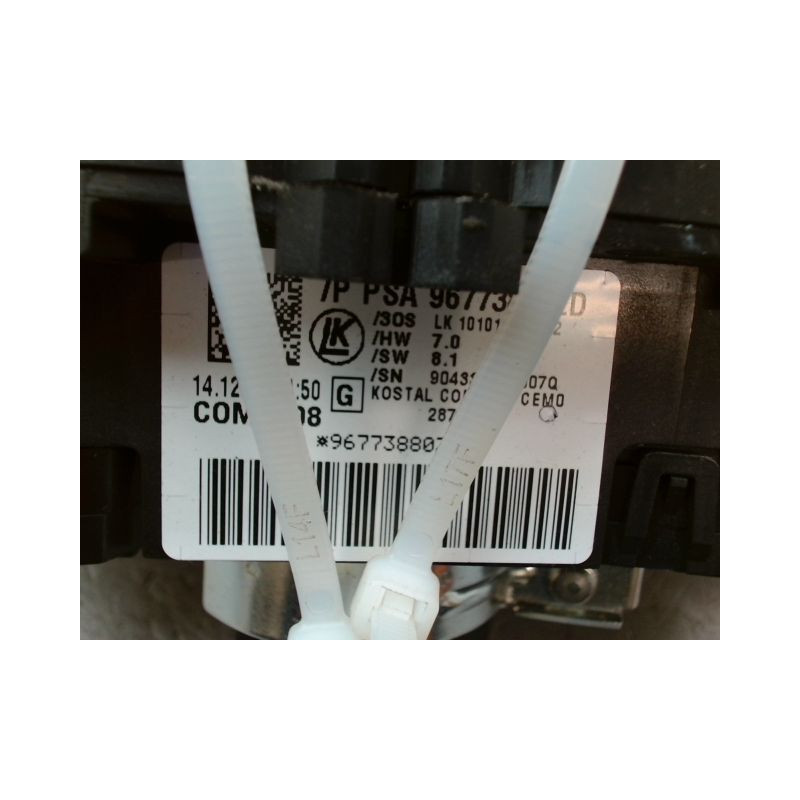 BLOC COMMODOS CITROEN C3 II Phase 2 (A51) 2013-2016