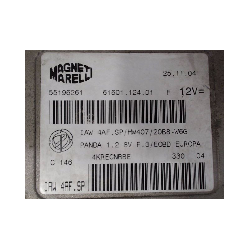 CALCULATEUR MOTEUR FIAT PANDA 03-06