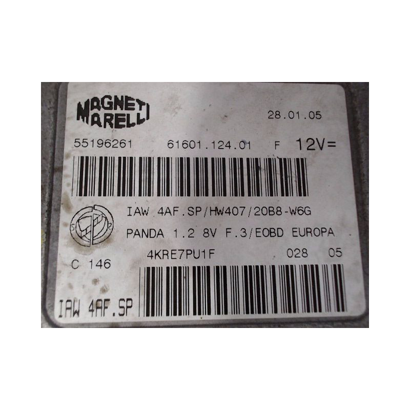 CALCULATEUR MOTEUR FIAT PANDA II 03-12