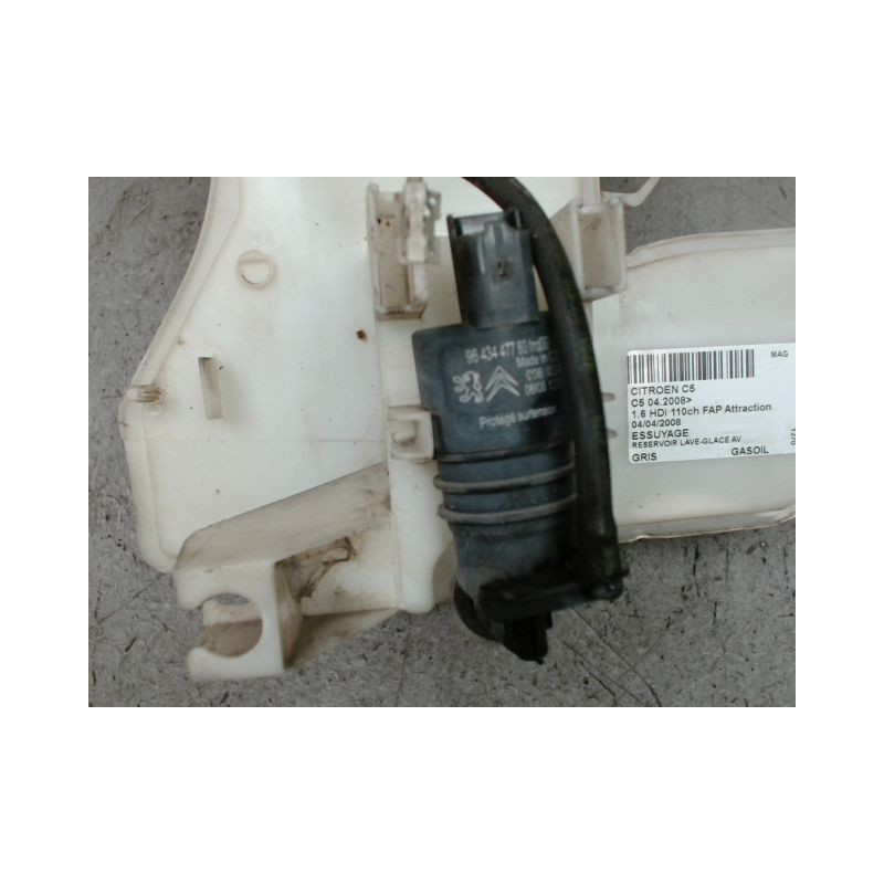 RESERVOIR LAVE-GLACE AVANT CITROEN C5 2008-