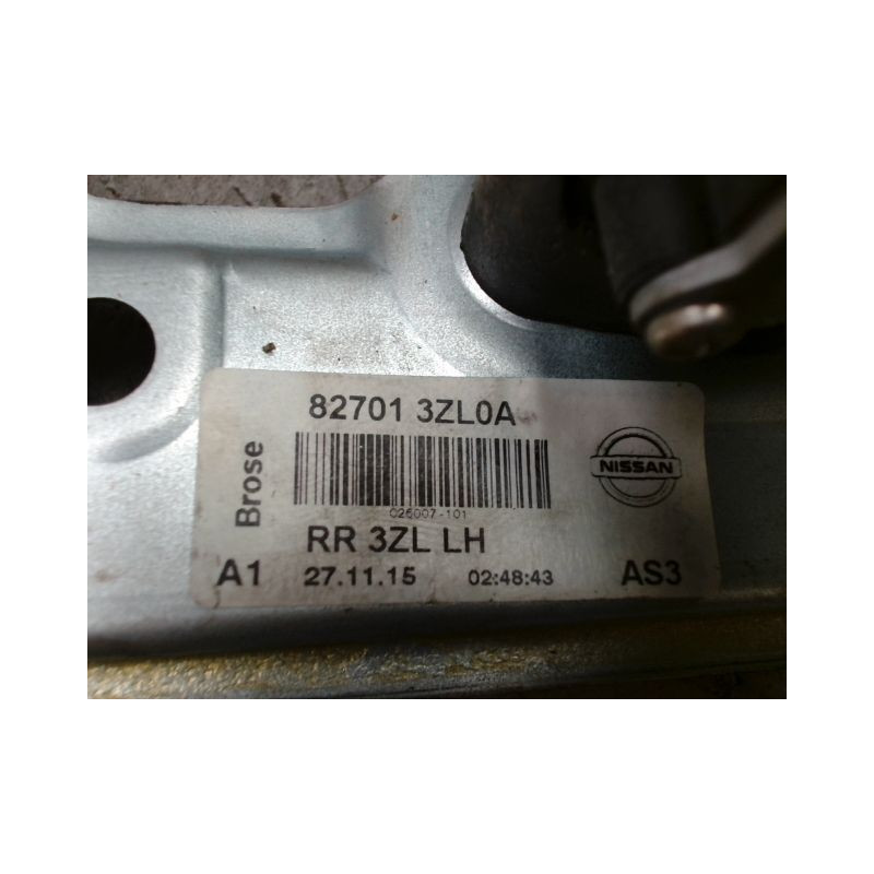 MECANISME+MOTEUR LEVE-GLACE ARRIERE GAUCHE NISSAN PULSAR