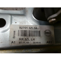 MECANISME+MOTEUR LEVE-GLACE ARRIERE GAUCHE NISSAN PULSAR