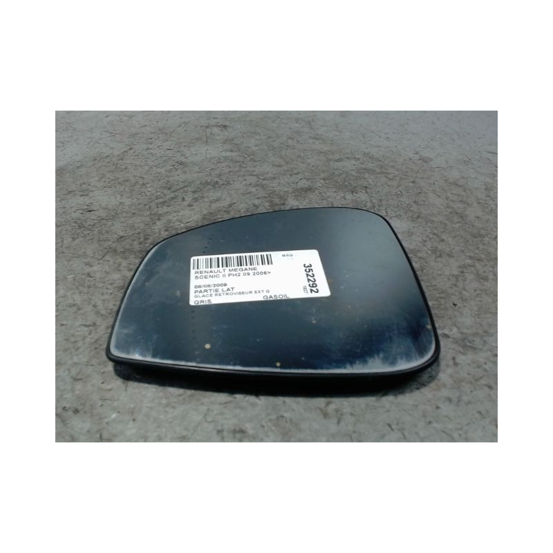 GLACE RETROVISEUR EXT G RENAULT SCENIC II PH2 2006-