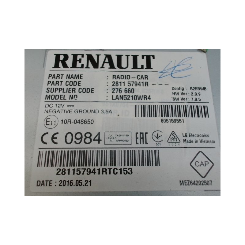 ECRAN GPS RENAULT CLIO