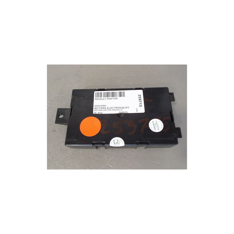 BOITIER GESTION HABITACLE RENAULT MASTER