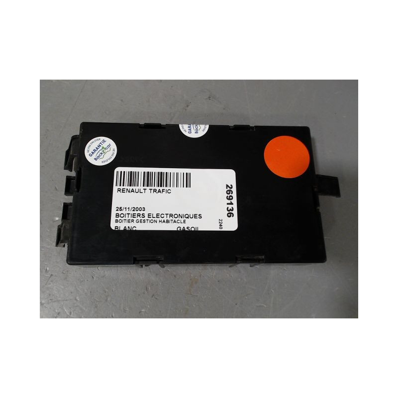 BOITIER GESTION HABITACLE RENAULT TRAFIC
