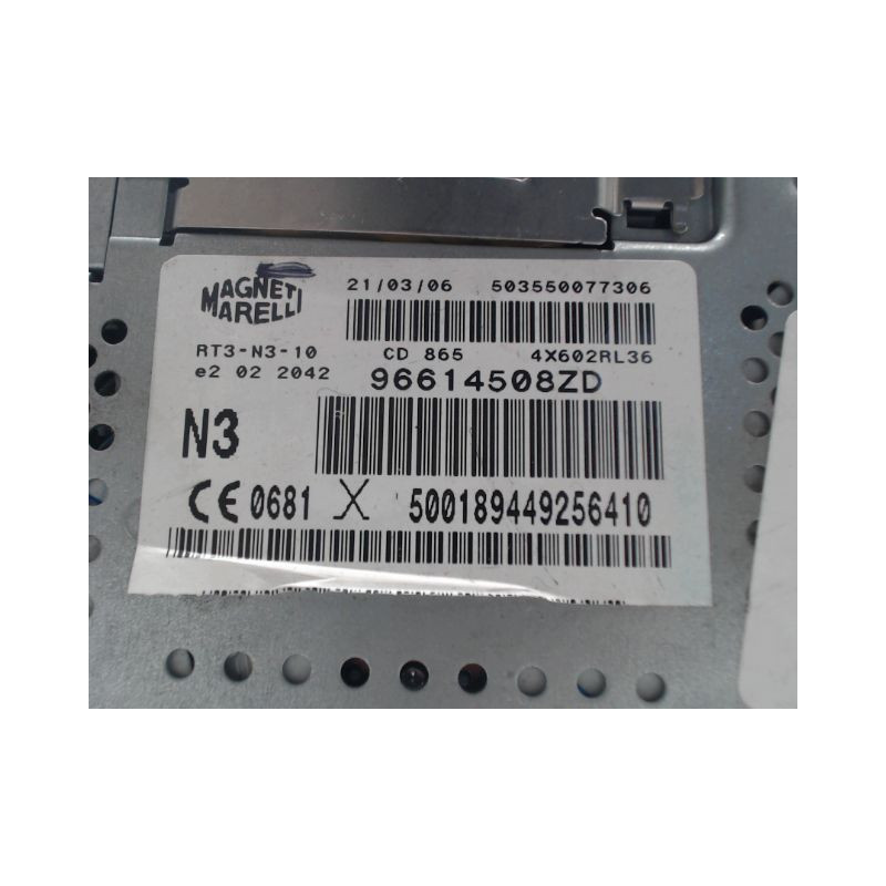 AUTORADIO CITROEN C6