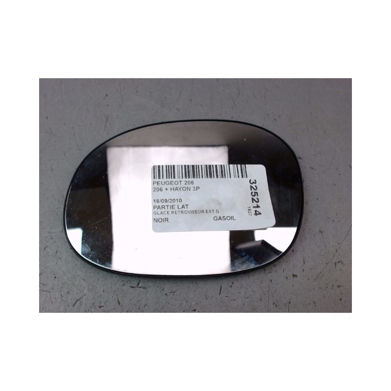 GLACE RETROVISEUR EXT G PEUGEOT 206 + 2009-2013