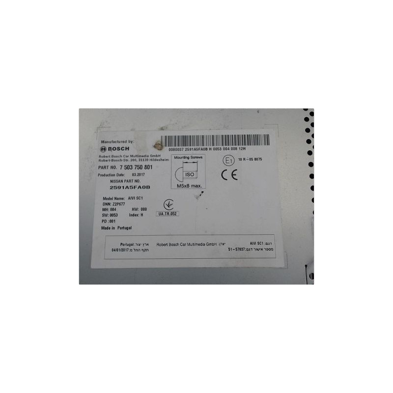 AUTORADIO NISSAN MICRA
