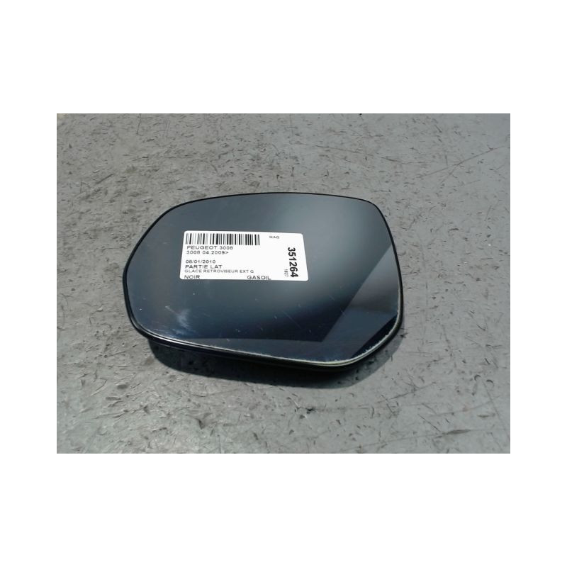 GLACE RETROVISEUR EXT G PEUGEOT 3008 2009-