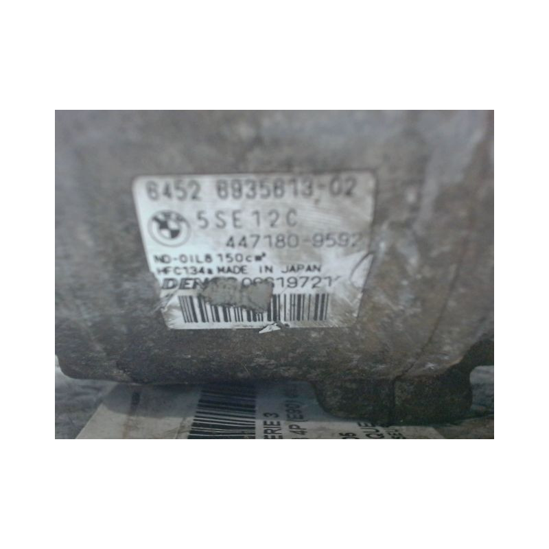 COMPRESSEUR AIR CONDITIONNE BMW SERIE 3 (E90) 2005-