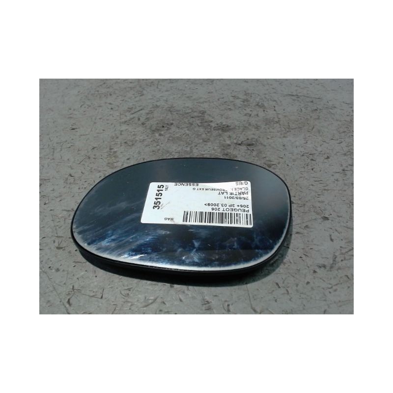 GLACE RETROVISEUR EXT G PEUGEOT 206+ 2009-